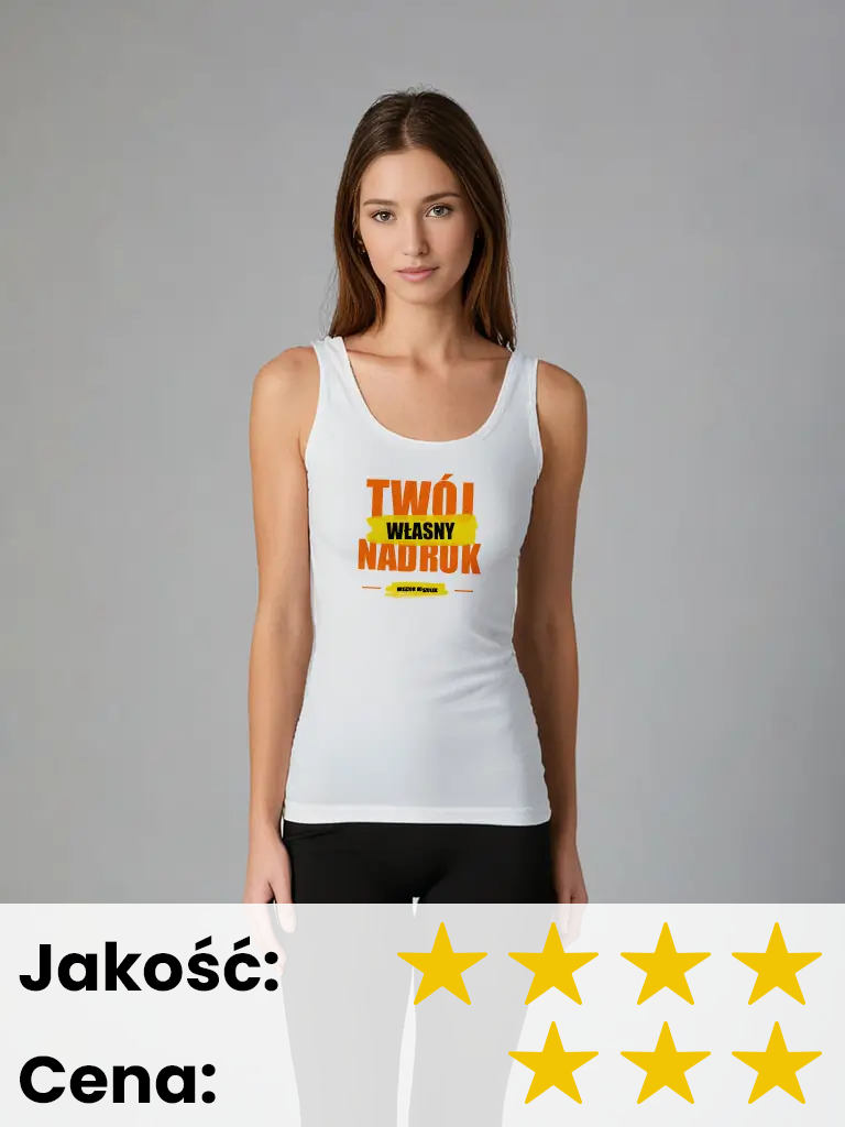 Top Damski Malfini z nadrukiem