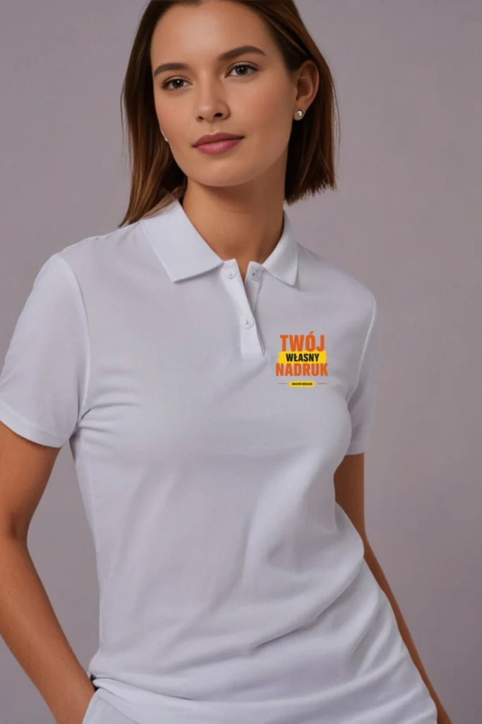 Koszulka polo damska z nadrukiem - nasza realizacja